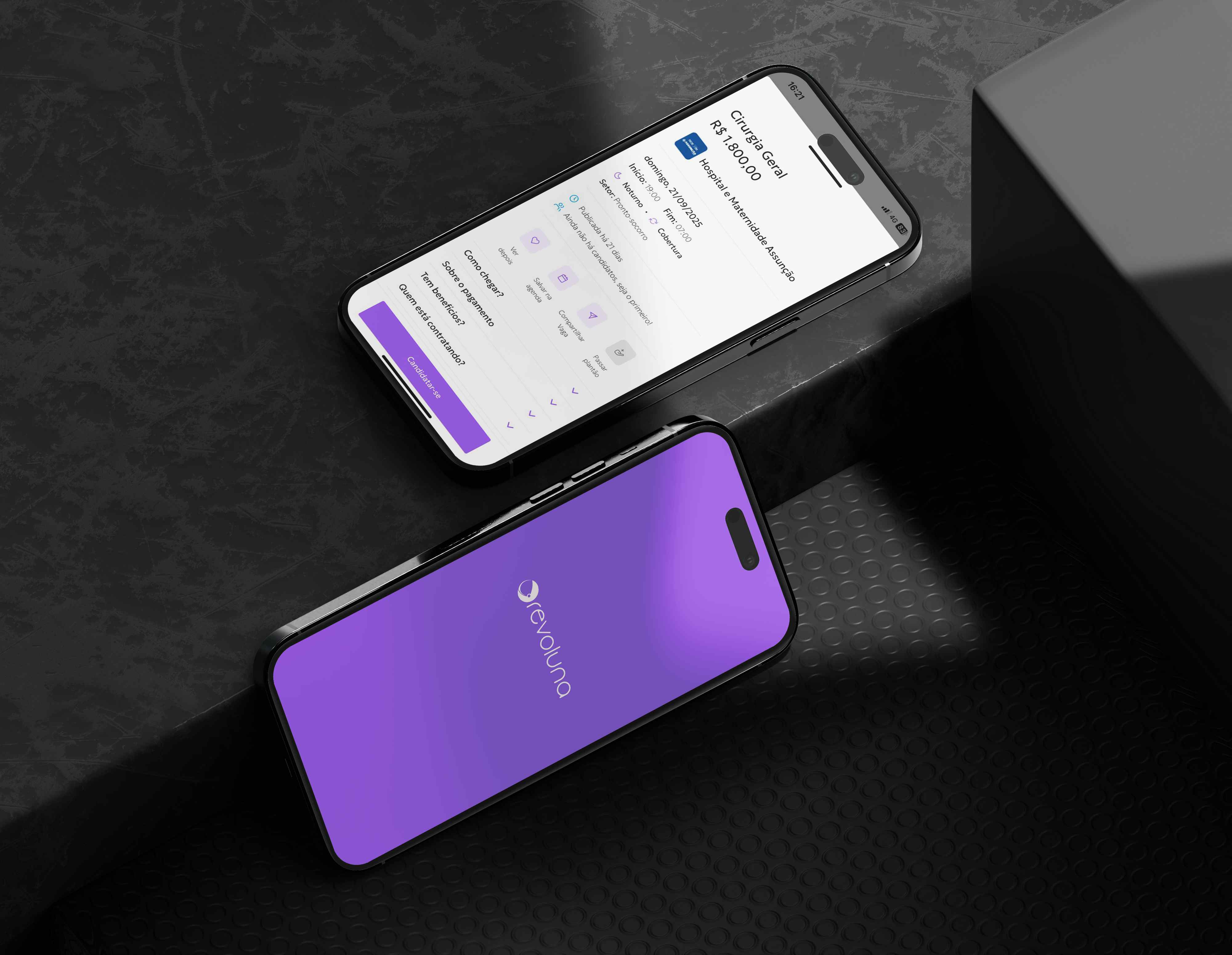 Revoluna — App Detalhes Vaga